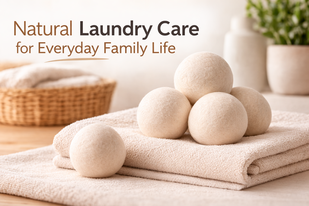 BABL LIFE Wool Dryer Balls 6 Pack XL, 3 Inch, 100% New Zealand Wool, Reusable Natural Fabric Softener for Towels and Bedding