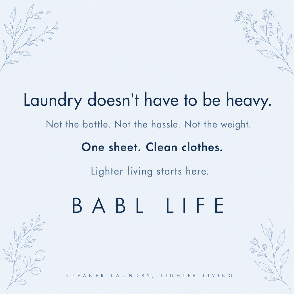 BABL LIFE Laundry Detergent Sheets (50 Count, Fresh Linen)